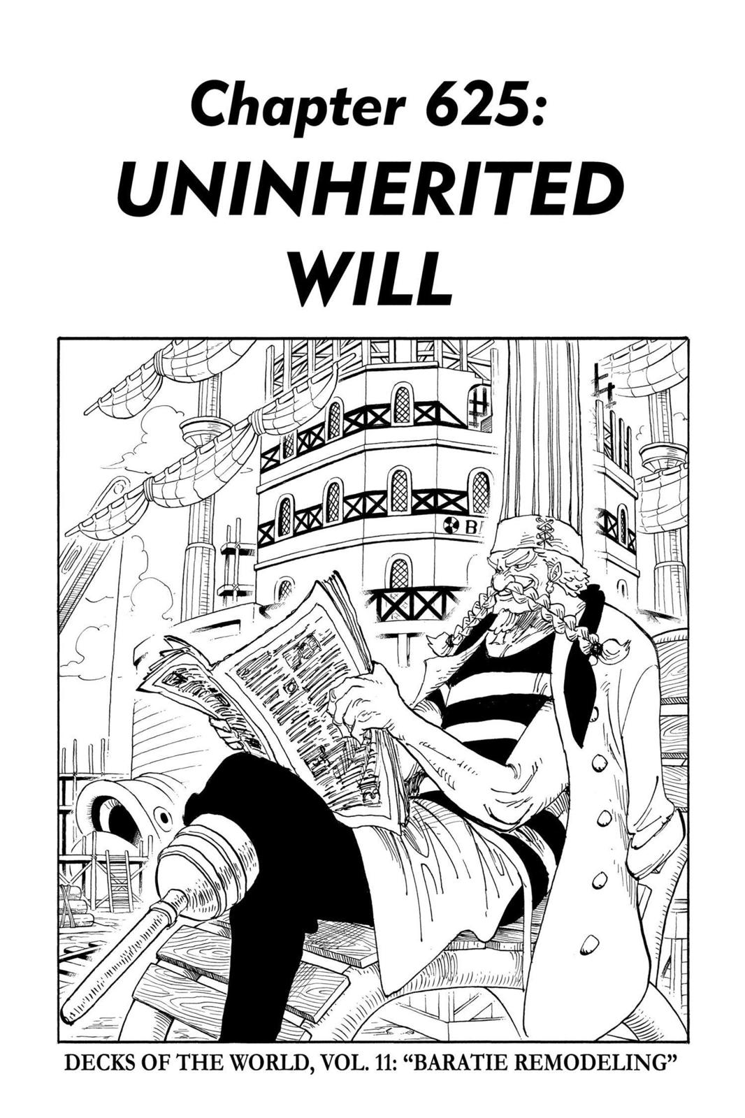 One Piece Manga Manga Chapter - 625 - image 1