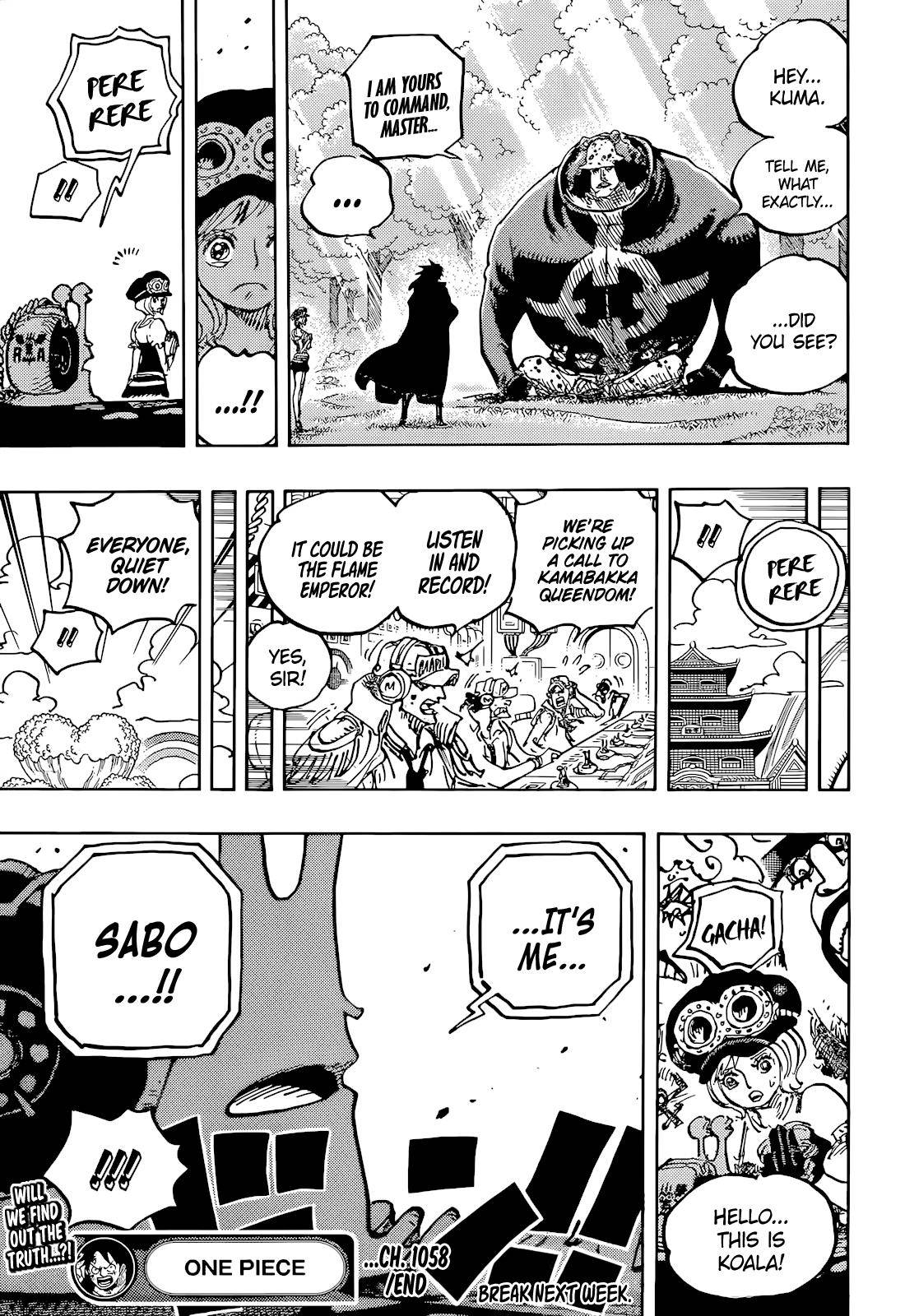 One Piece Manga Manga Chapter - 1058 - image 17