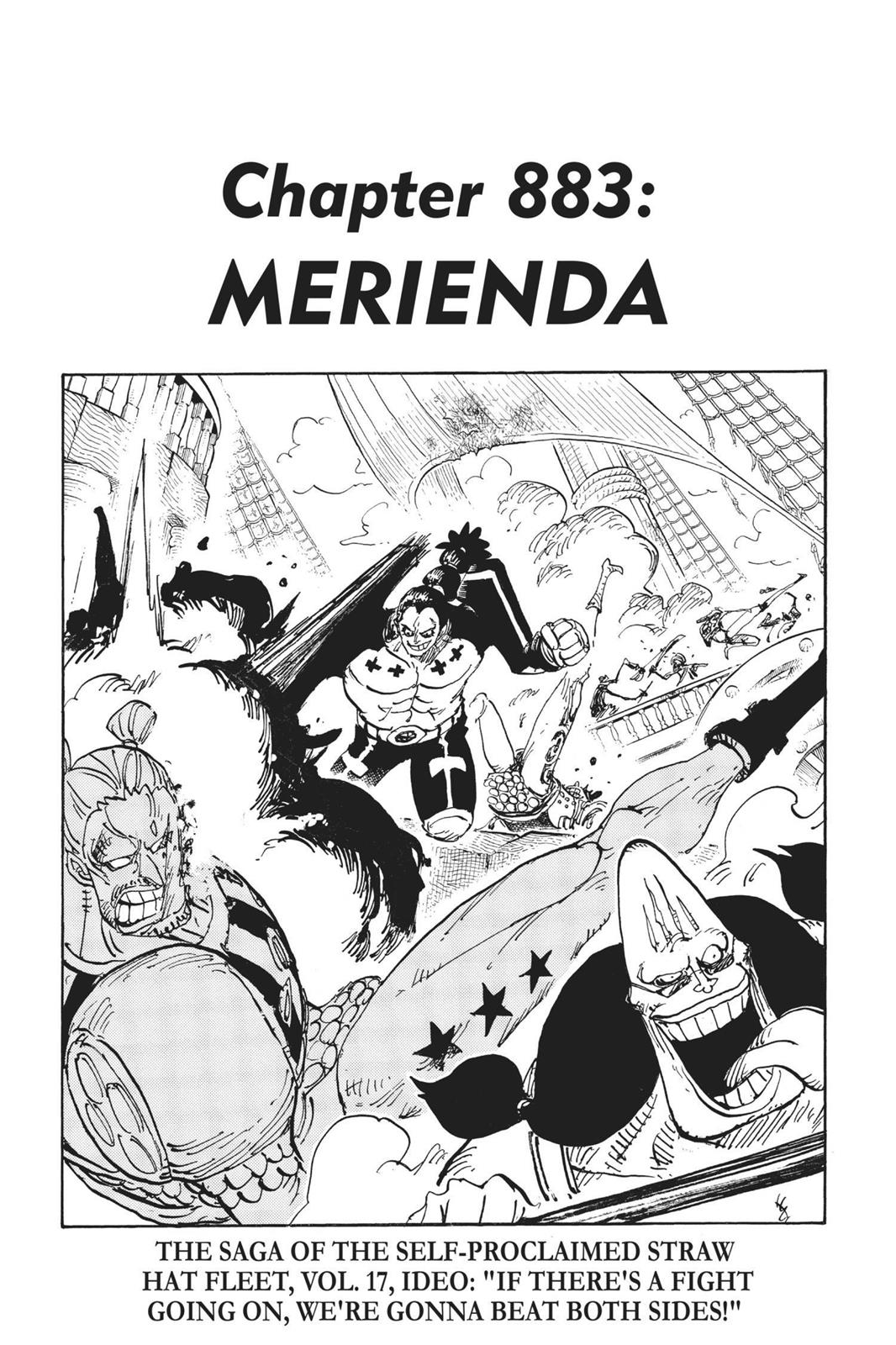 One Piece Manga Manga Chapter - 883 - image 1