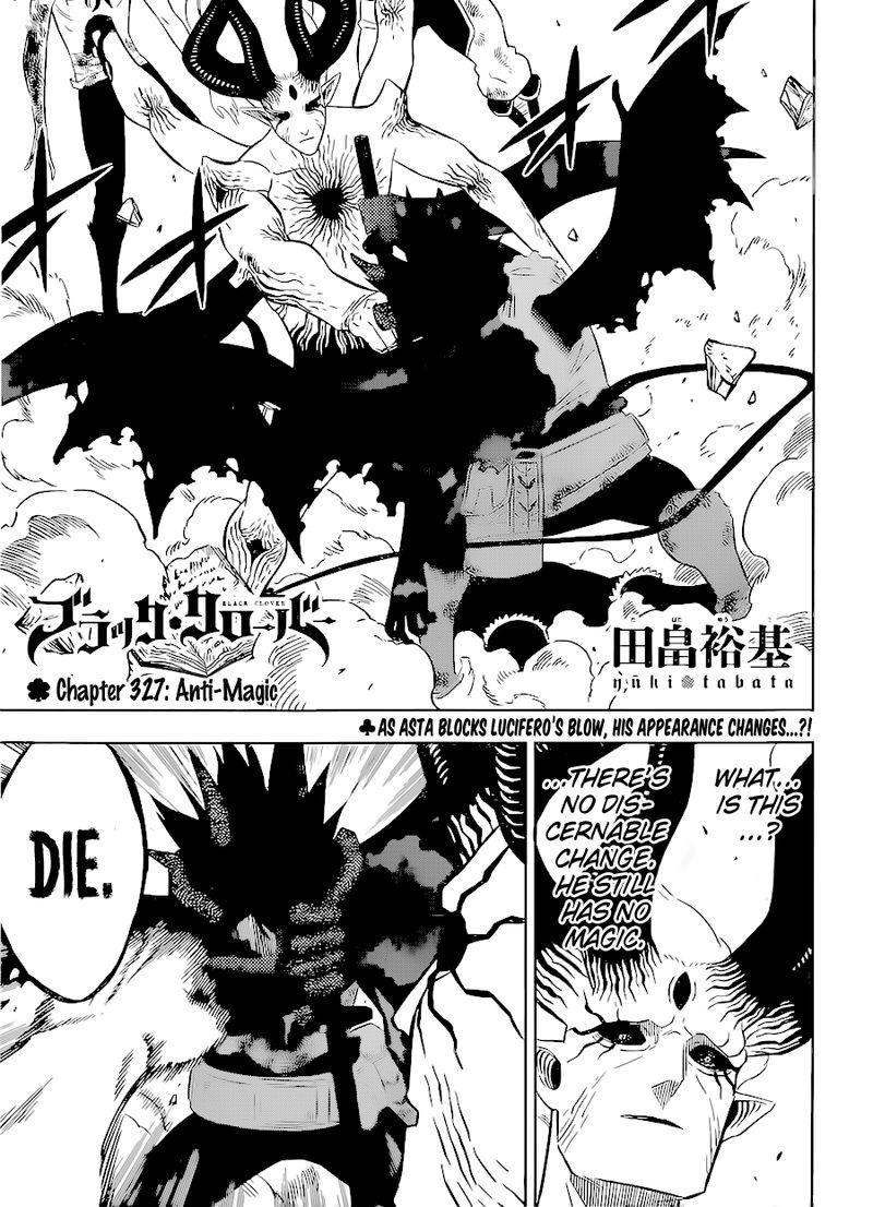 Black Clover Manga Manga Chapter - 327 - image 1