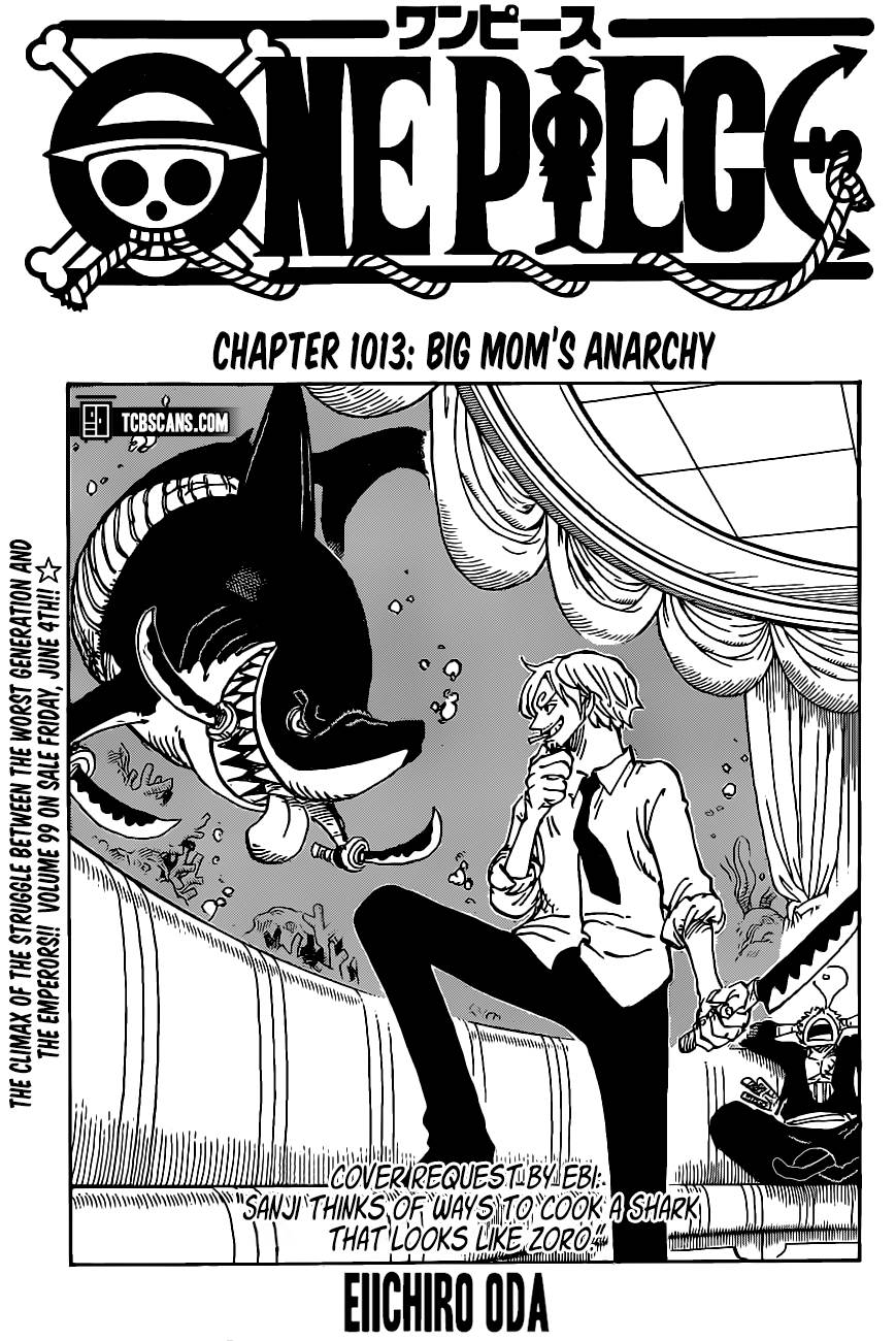 One Piece Manga Manga Chapter - 1013 - image 1