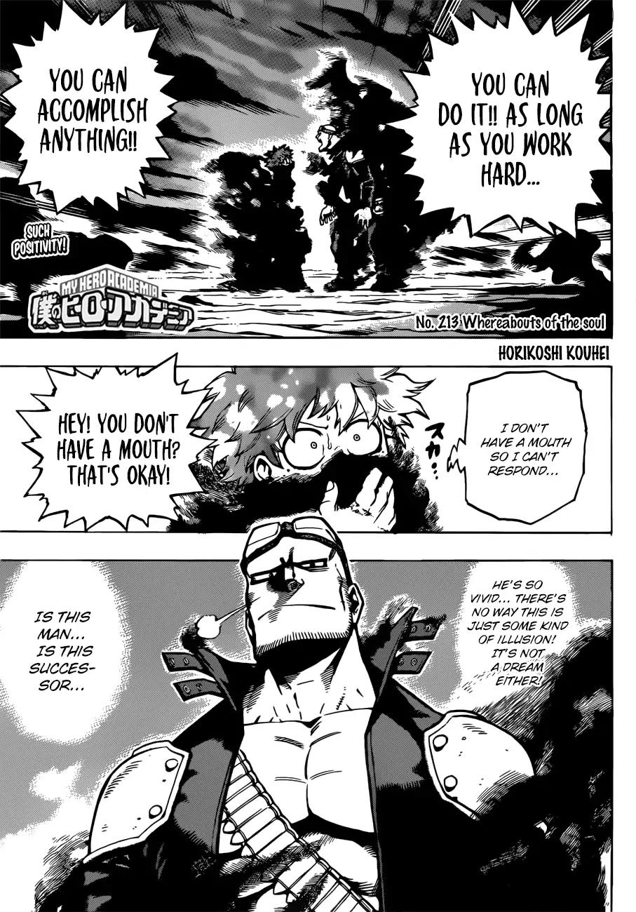 My Hero Academia Manga Manga Chapter - 213 - image 1