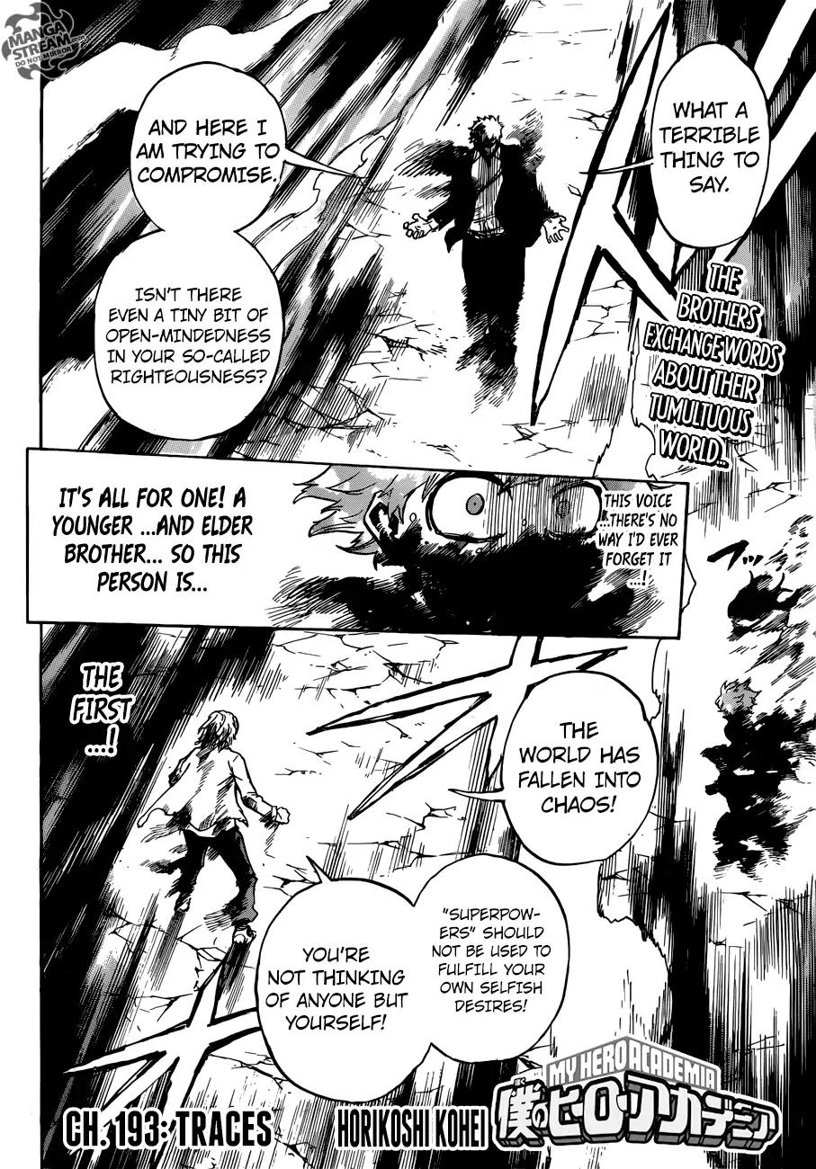 My Hero Academia Manga Manga Chapter - 193 - image 3