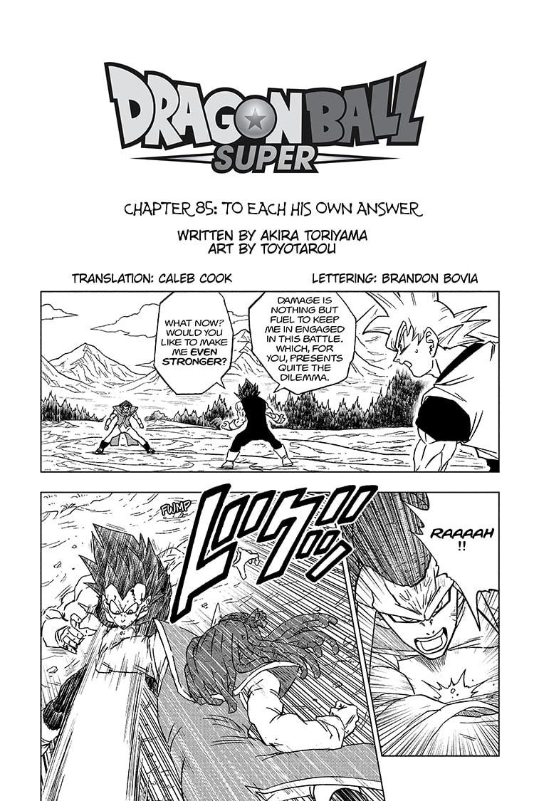 Dragon Ball Super Manga Manga Chapter - 85 - image 1