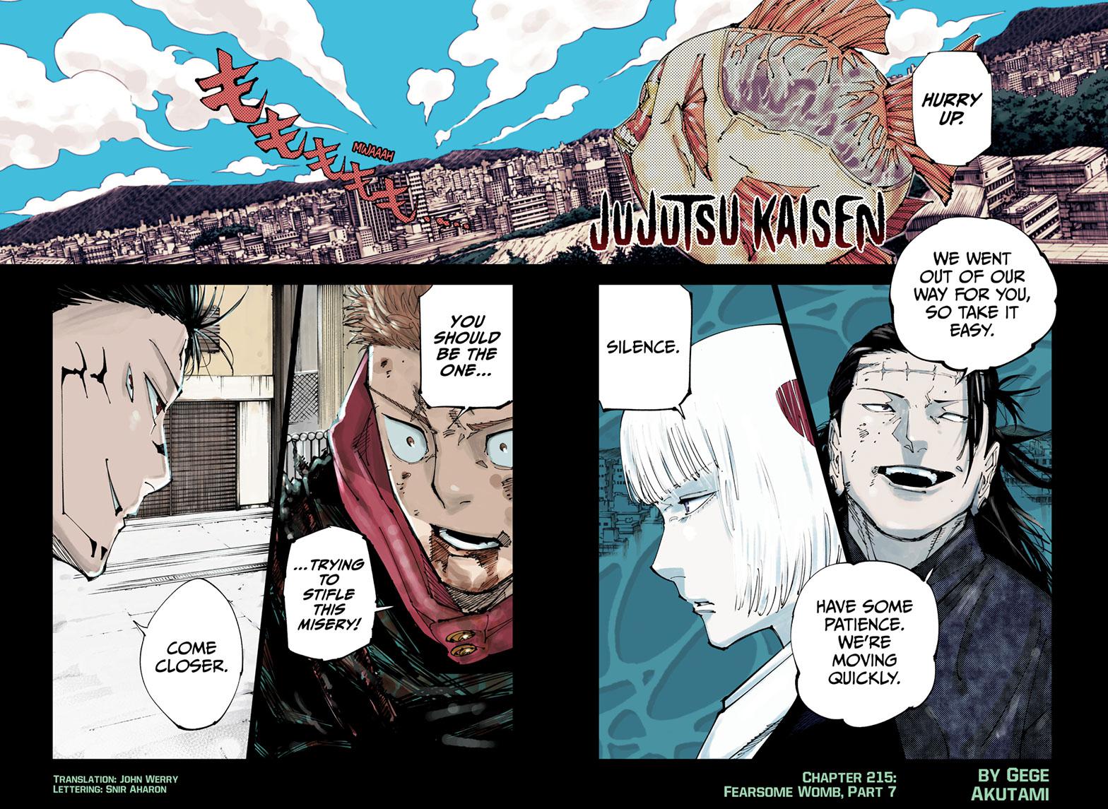Jujutsu Kaisen Manga Chapter - 215 - image 1