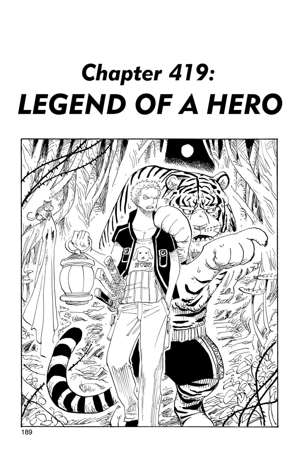 One Piece Manga Manga Chapter - 419 - image 1