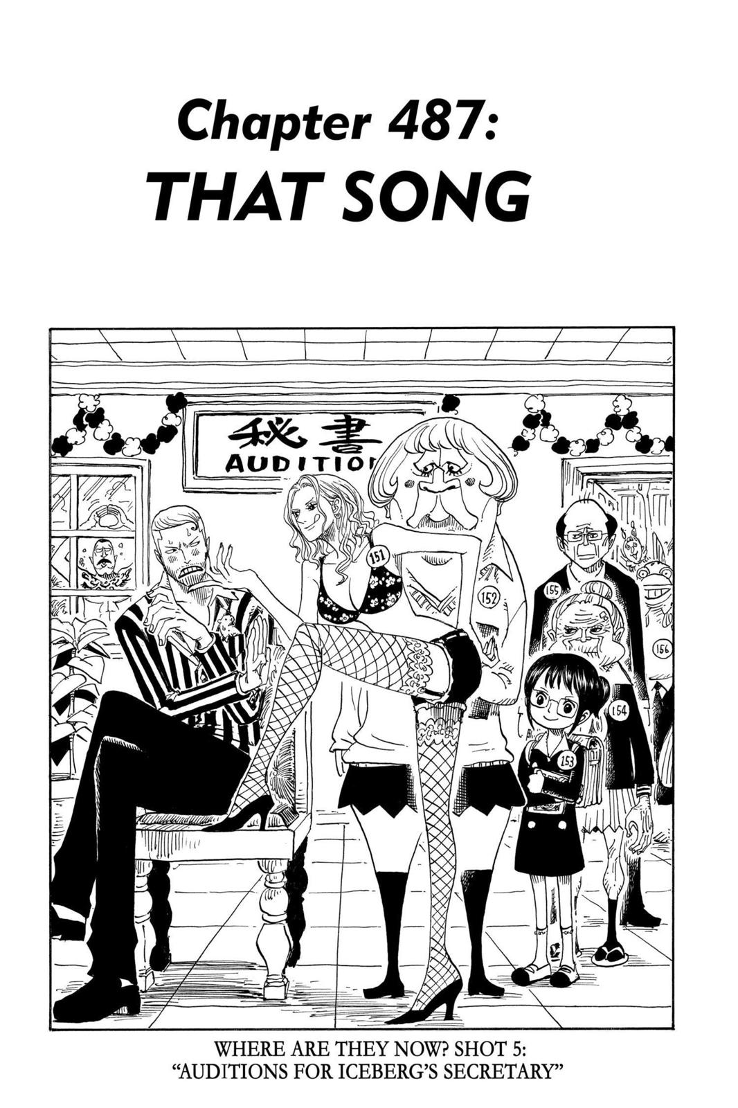 One Piece Manga Manga Chapter - 487 - image 1