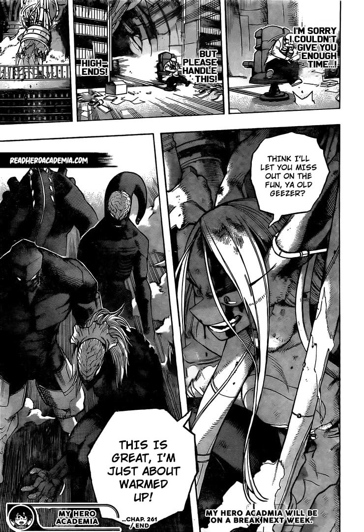 My Hero Academia Manga Manga Chapter - 261 - image 17