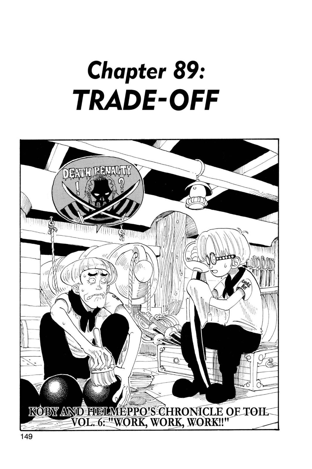 One Piece Manga Manga Chapter - 89 - image 1