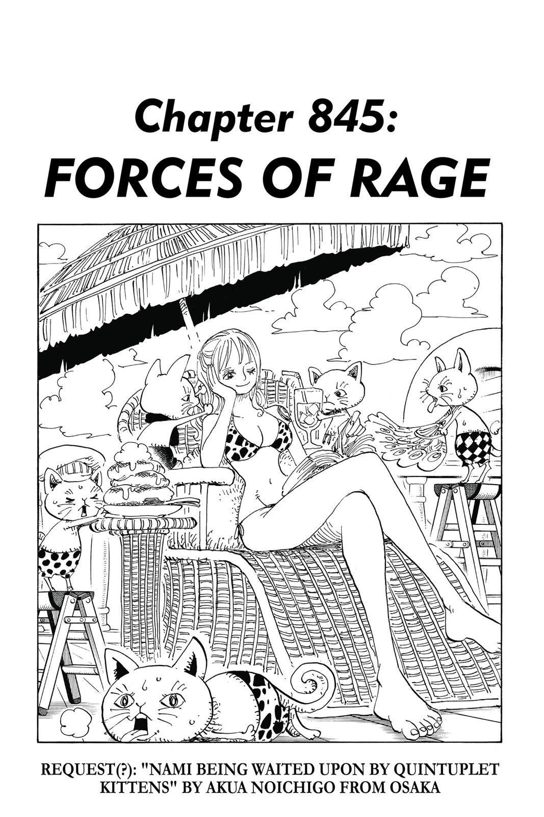 One Piece Manga Manga Chapter - 845 - image 1