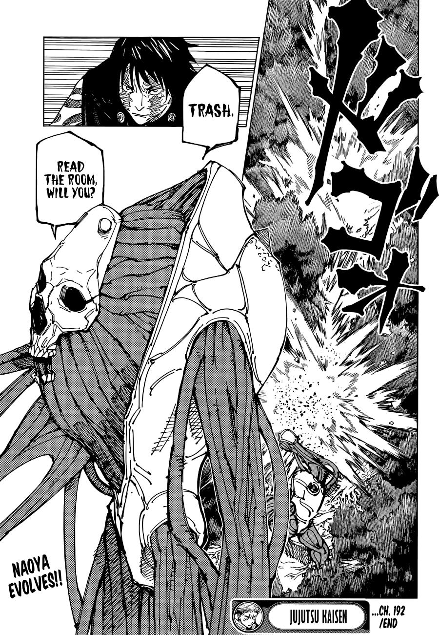 Jujutsu Kaisen Manga Chapter - 192 - image 17