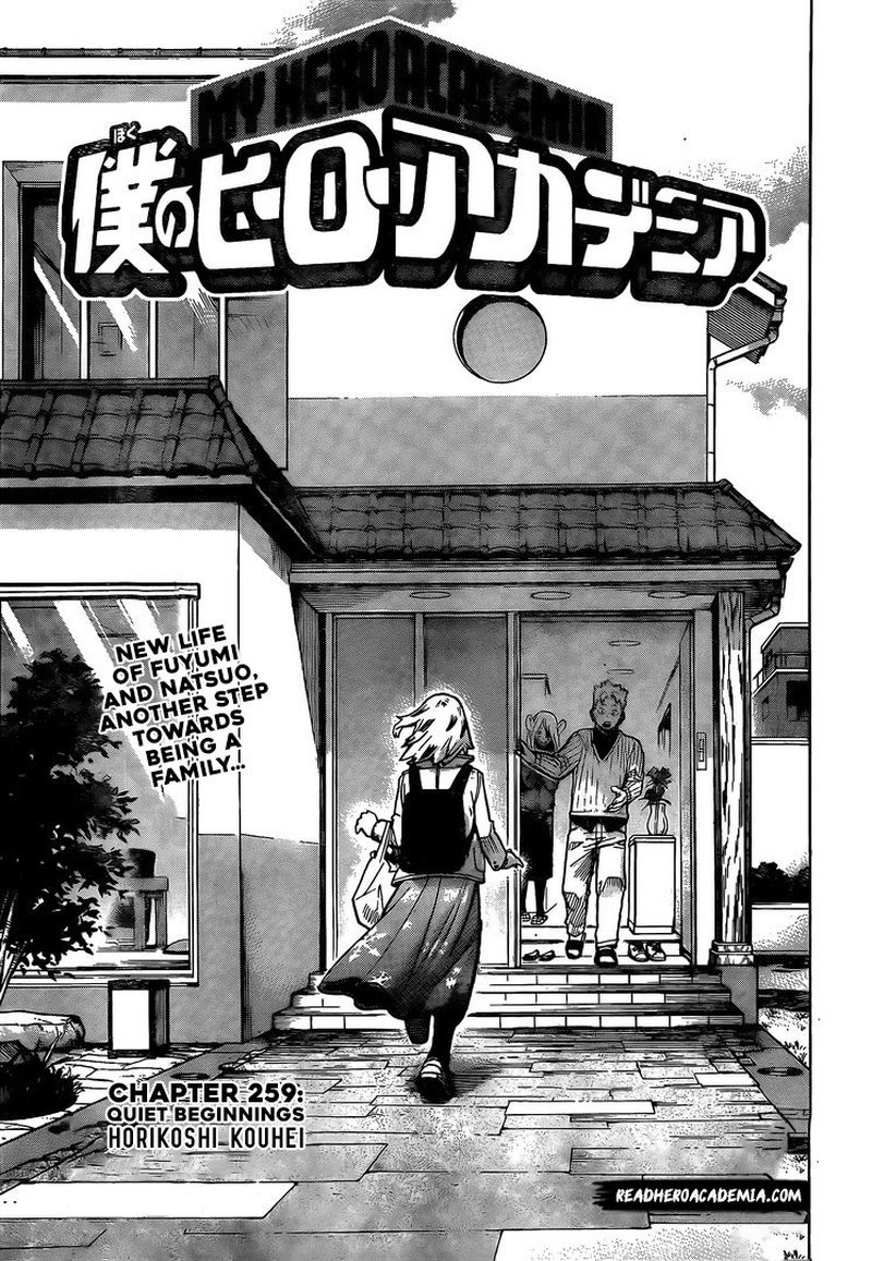 My Hero Academia Manga Manga Chapter - 259 - image 1