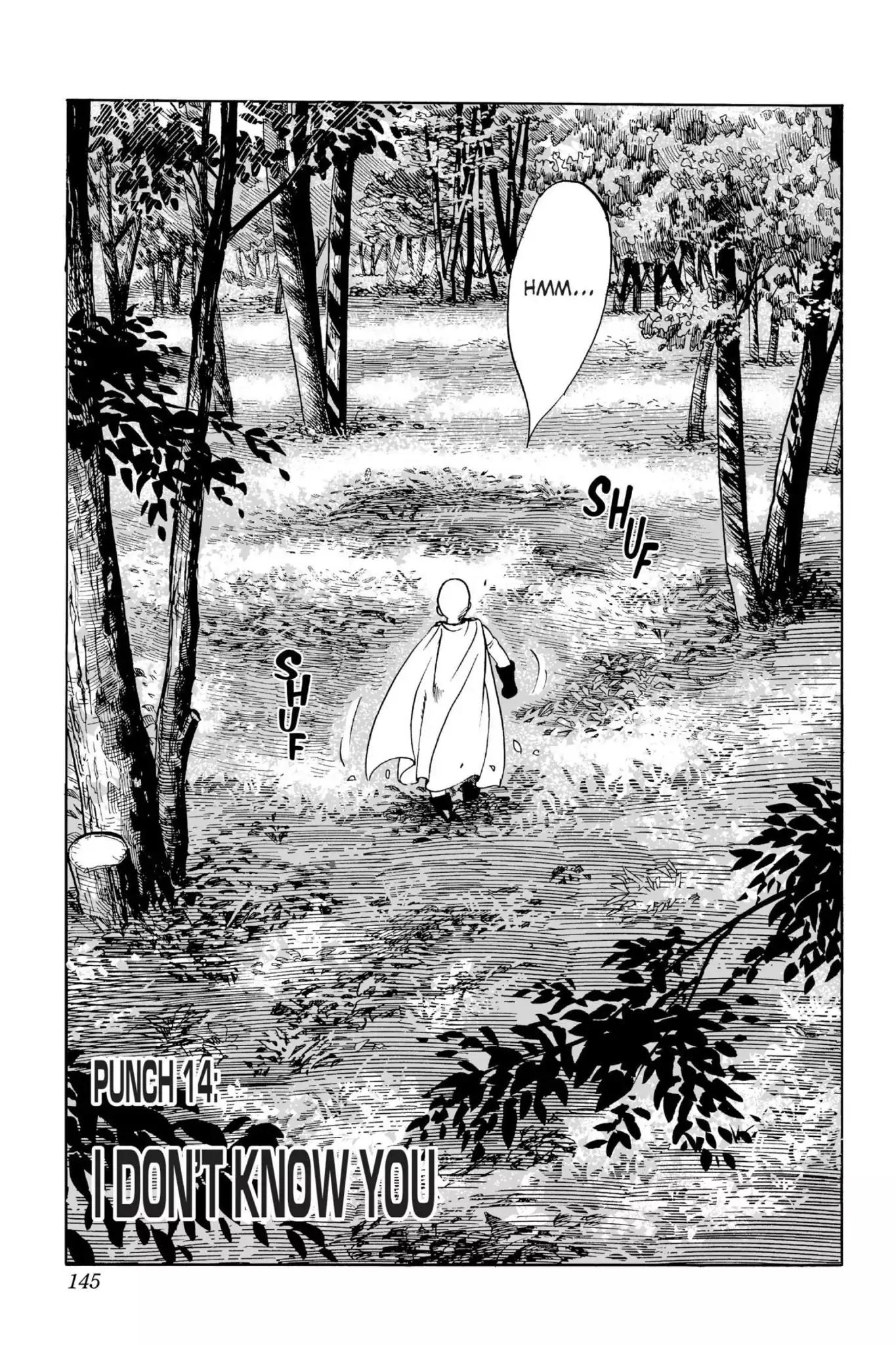 One Punch Man Manga Manga Chapter - 14 - image 1