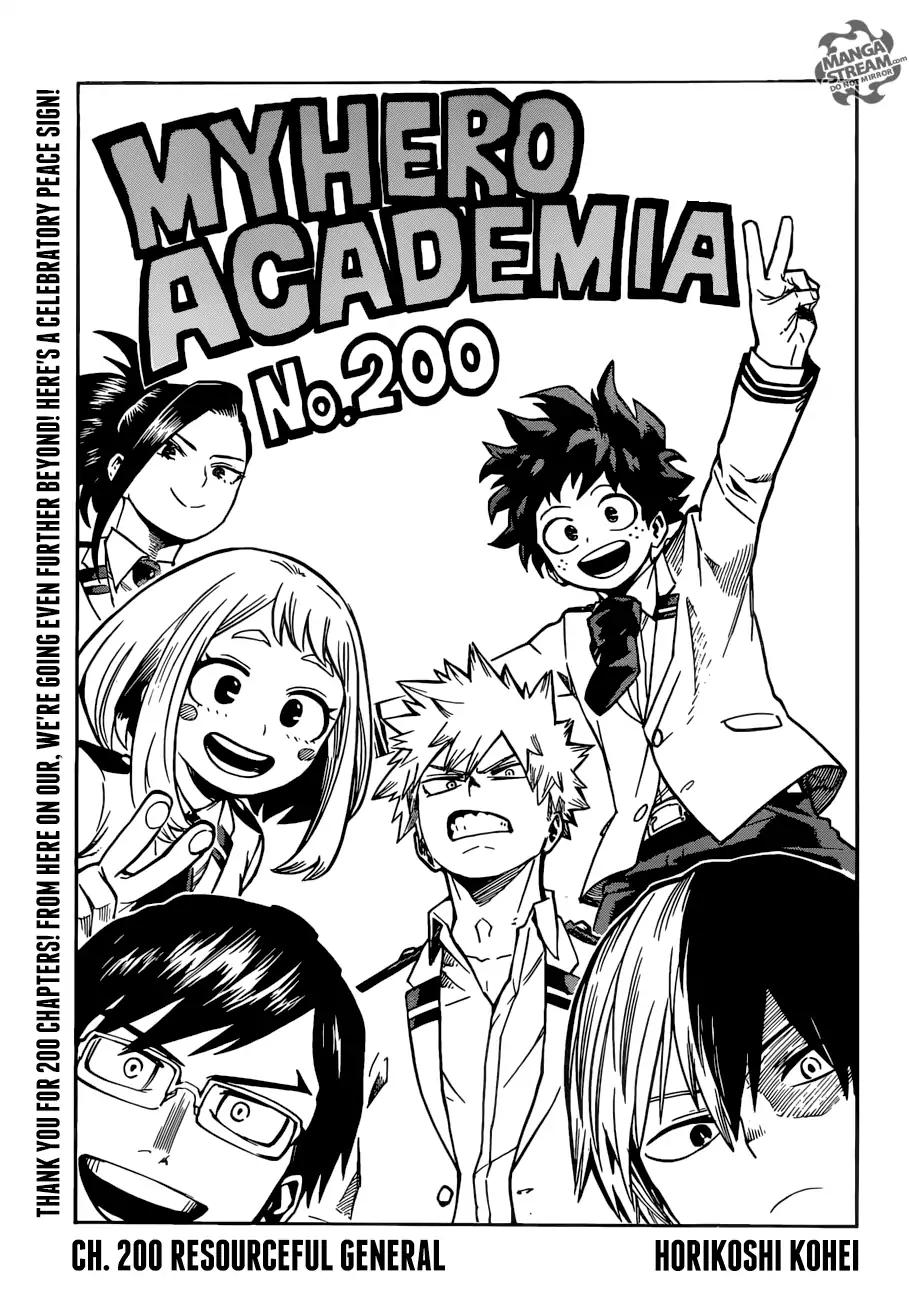 My Hero Academia Manga Manga Chapter - 200 - image 1