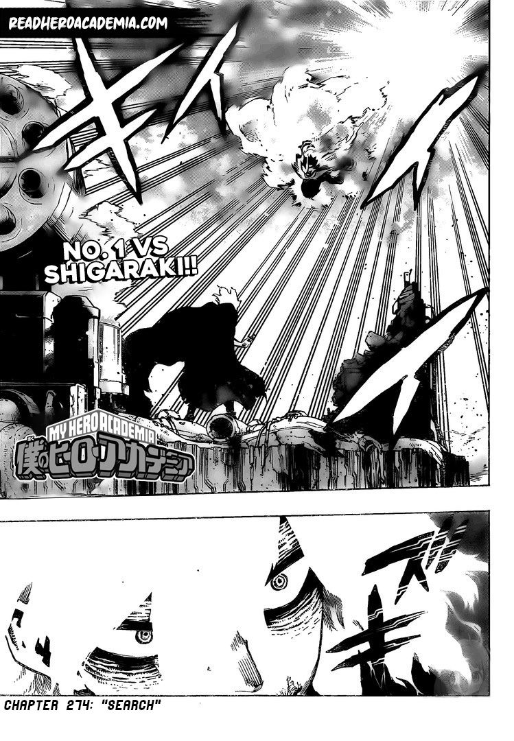 My Hero Academia Manga Manga Chapter - 274 - image 1