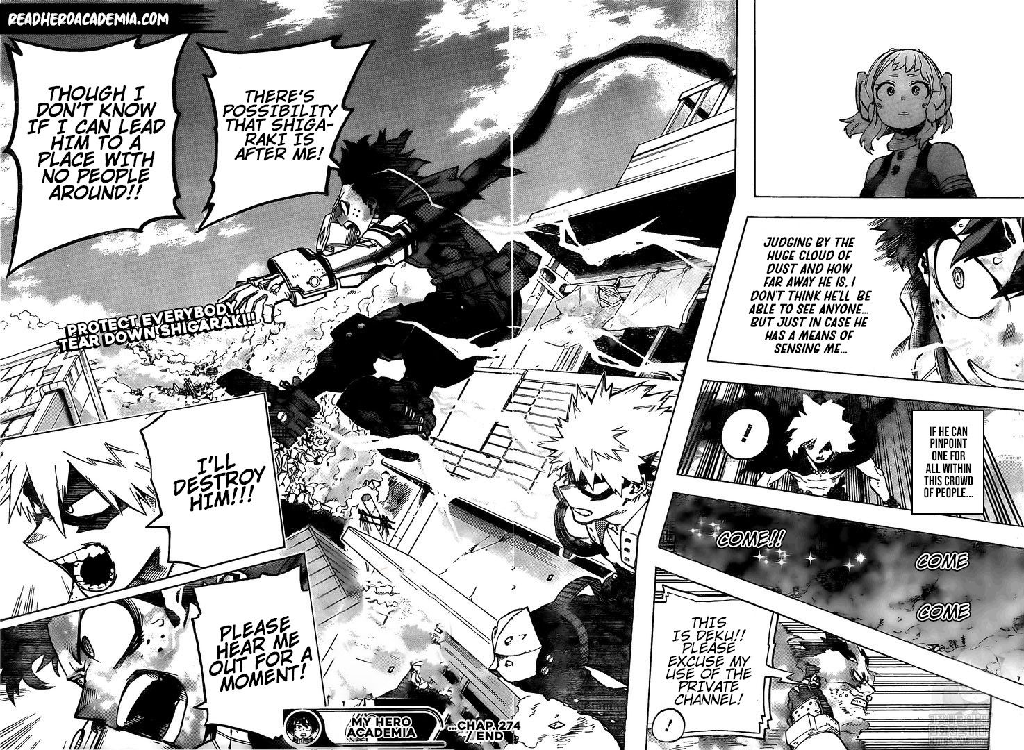 My Hero Academia Manga Manga Chapter - 274 - image 17