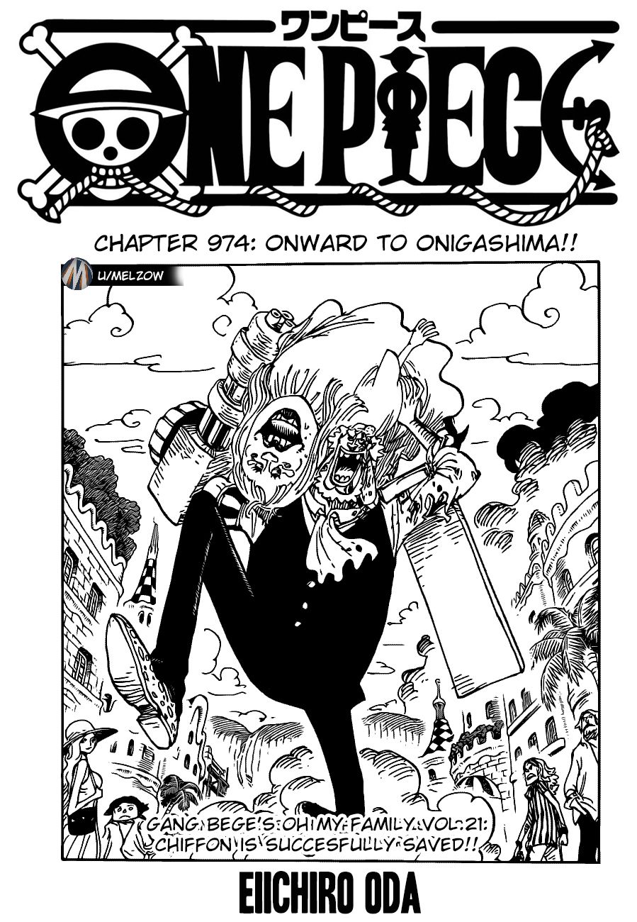 One Piece Manga Manga Chapter - 974 - image 1