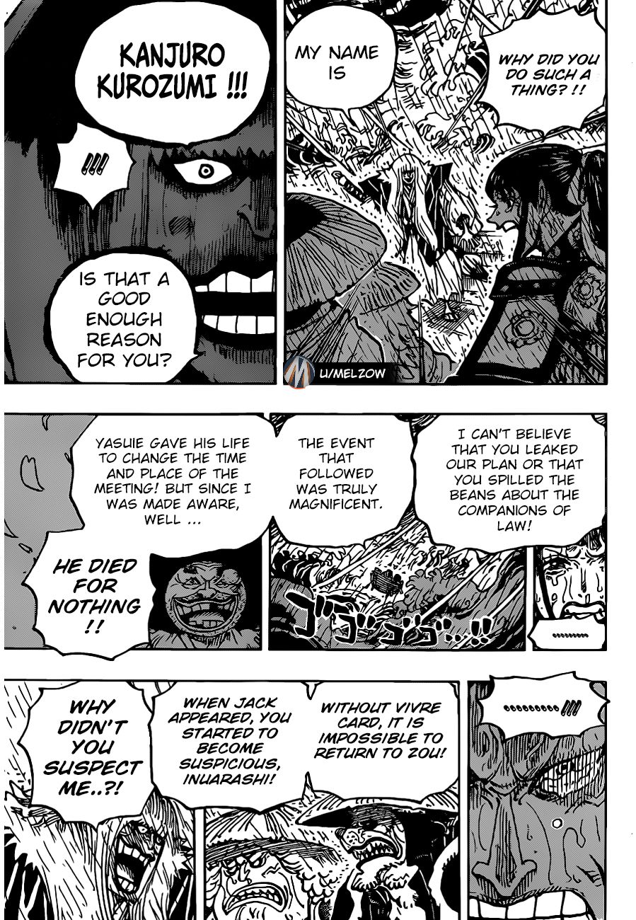 One Piece Manga Manga Chapter - 974 - image 11