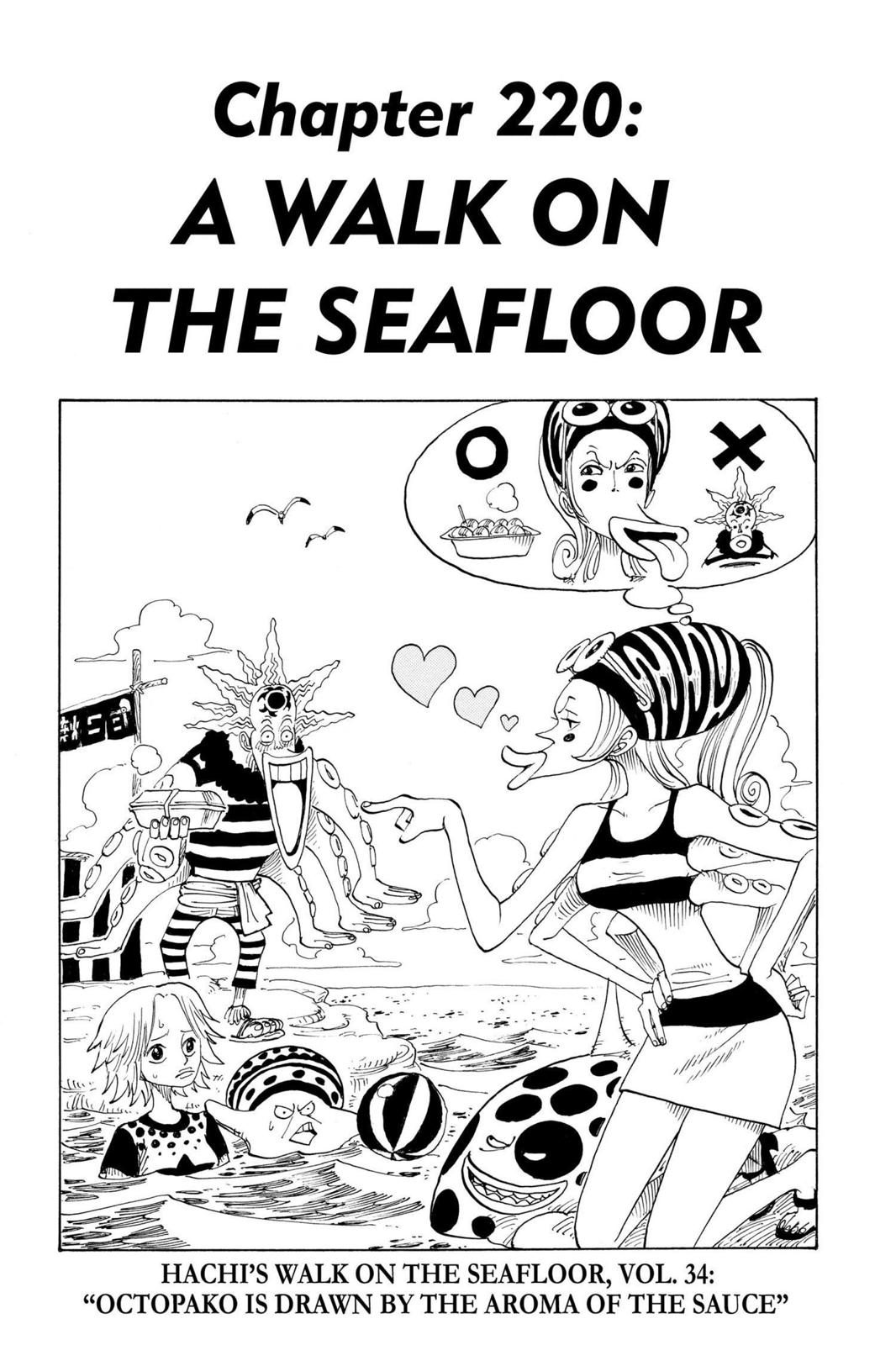 One Piece Manga Manga Chapter - 220 - image 1