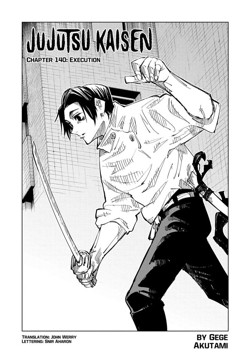Jujutsu Kaisen Manga Chapter - 140 - image 1