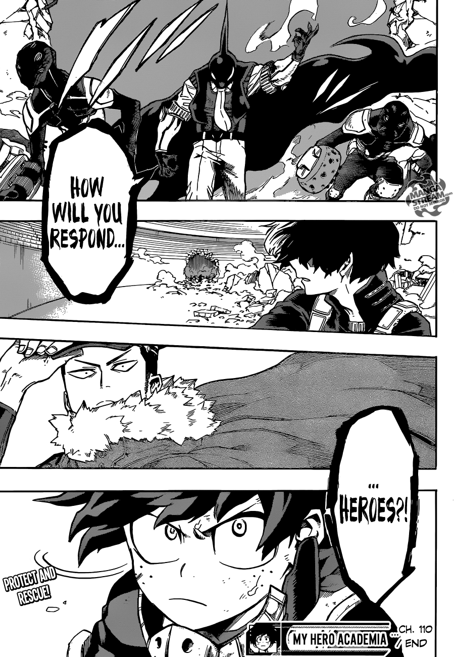 My Hero Academia Manga Manga Chapter - 110 - image 18