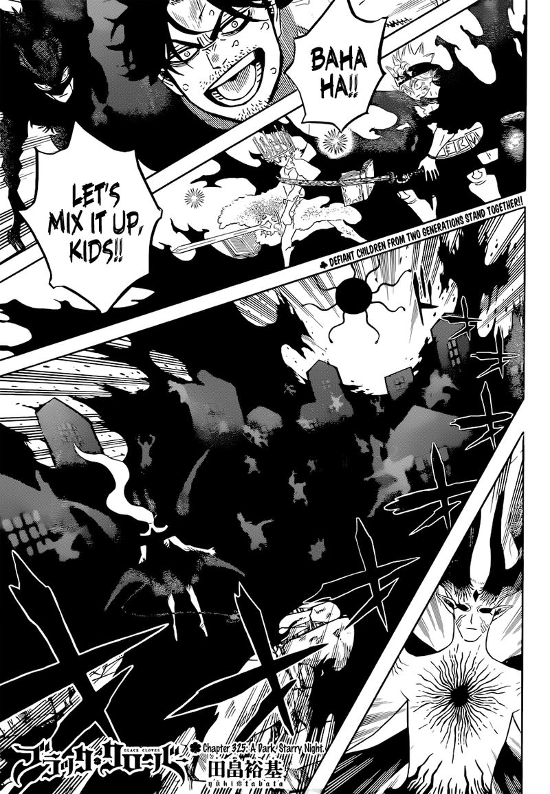 Black Clover Manga Manga Chapter - 325 - image 1