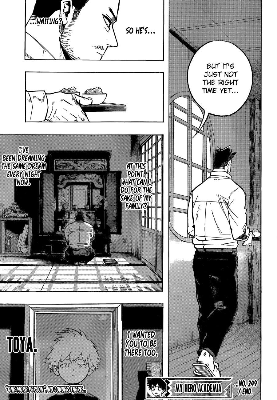 My Hero Academia Manga Manga Chapter - 249 - image 16