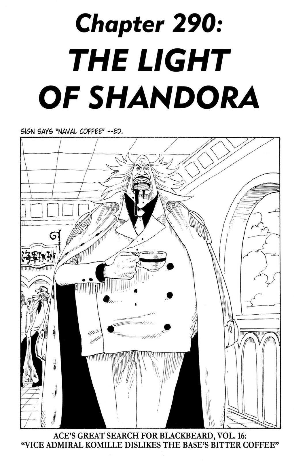 One Piece Manga Manga Chapter - 290 - image 1