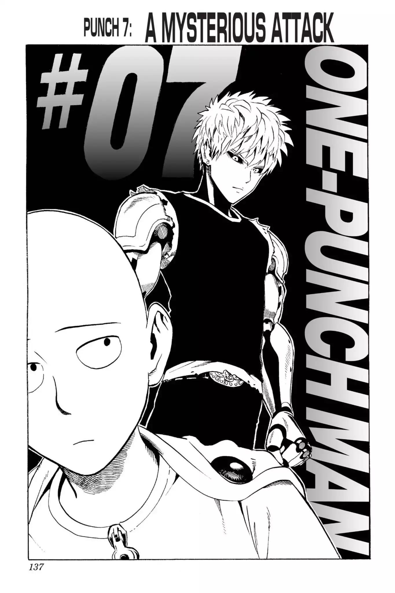 One Punch Man Manga Manga Chapter - 7 - image 1