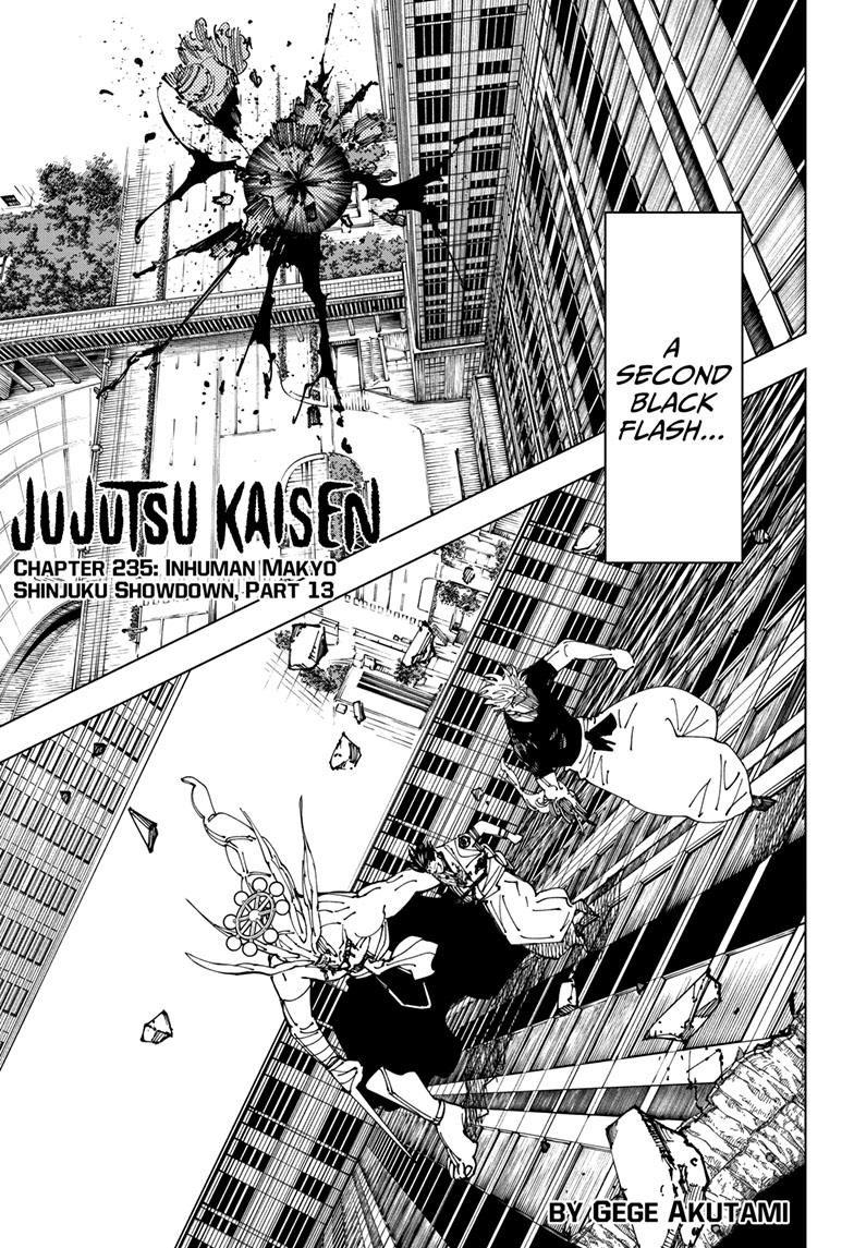 Jujutsu Kaisen Manga Chapter - 235 - image 1