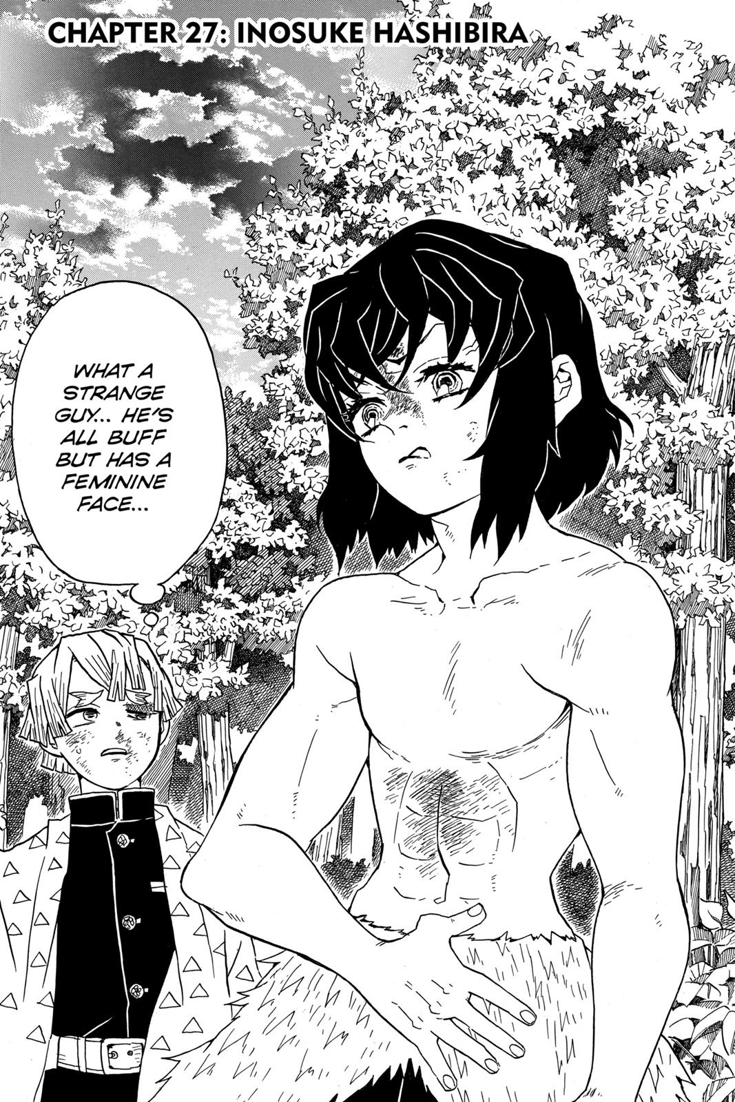 Demon Slayer Manga Manga Chapter - 27 - image 1