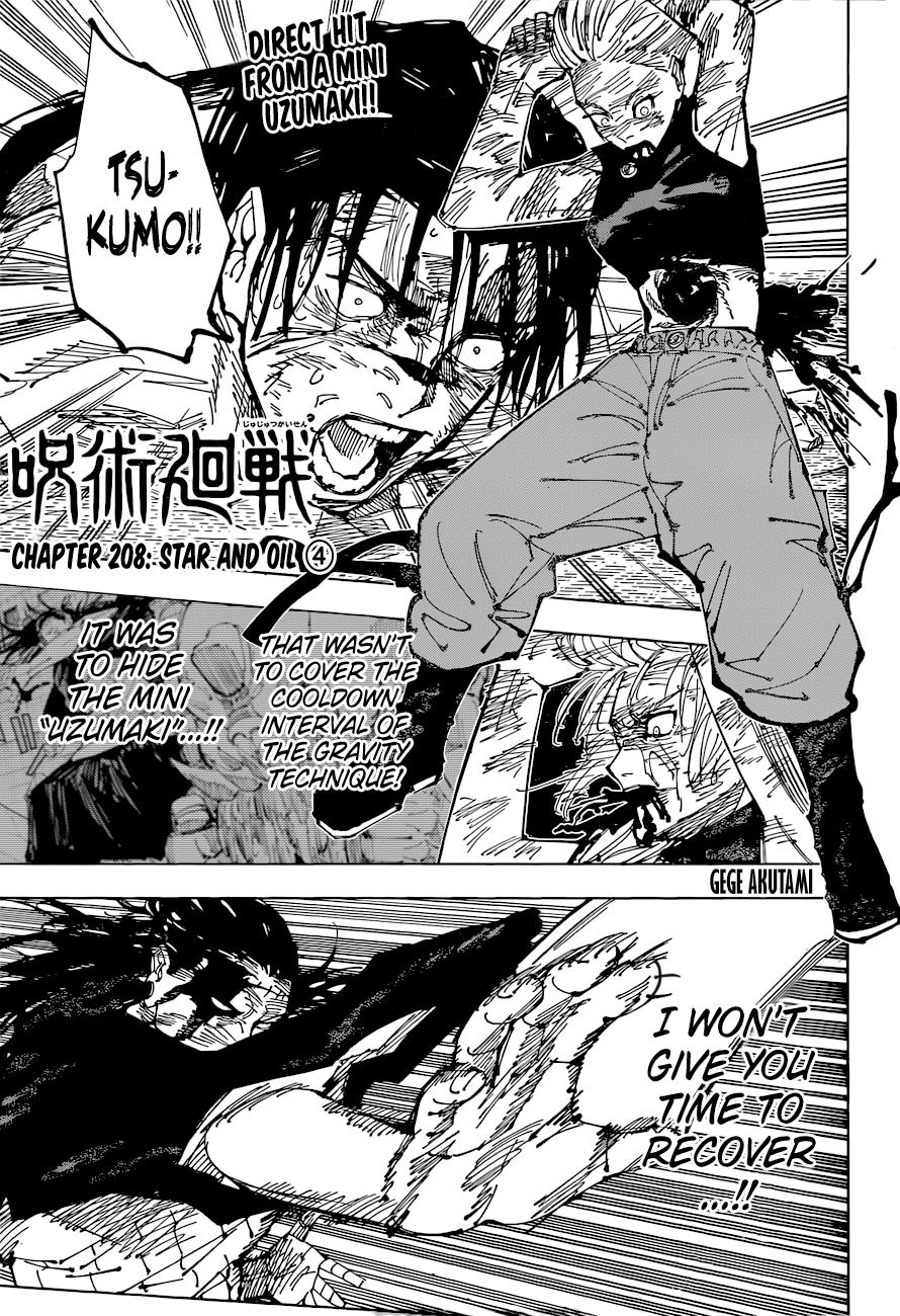 Jujutsu Kaisen Manga Chapter - 208 - image 2