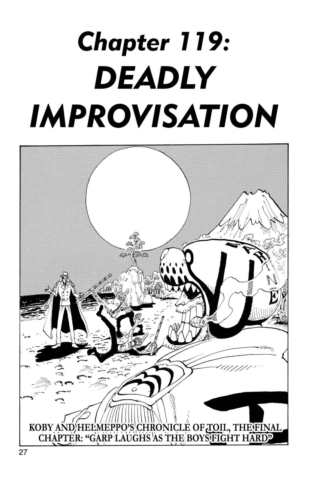 One Piece Manga Manga Chapter - 119 - image 1