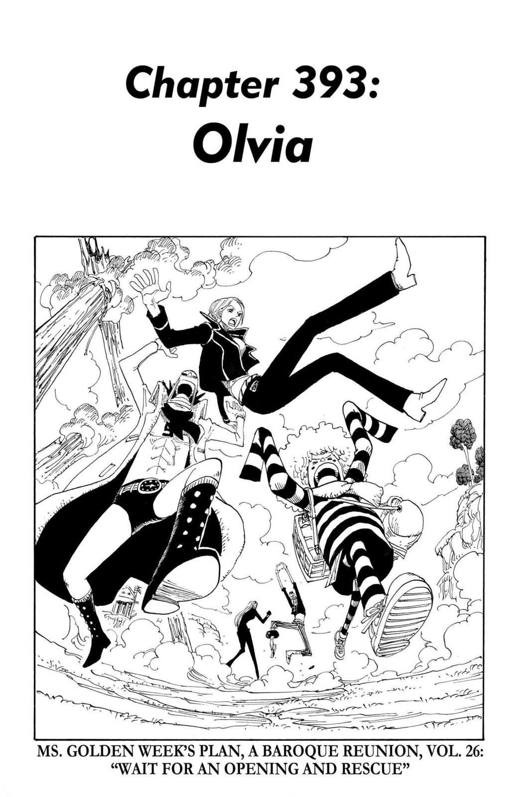 One Piece Manga Manga Chapter - 393 - image 1