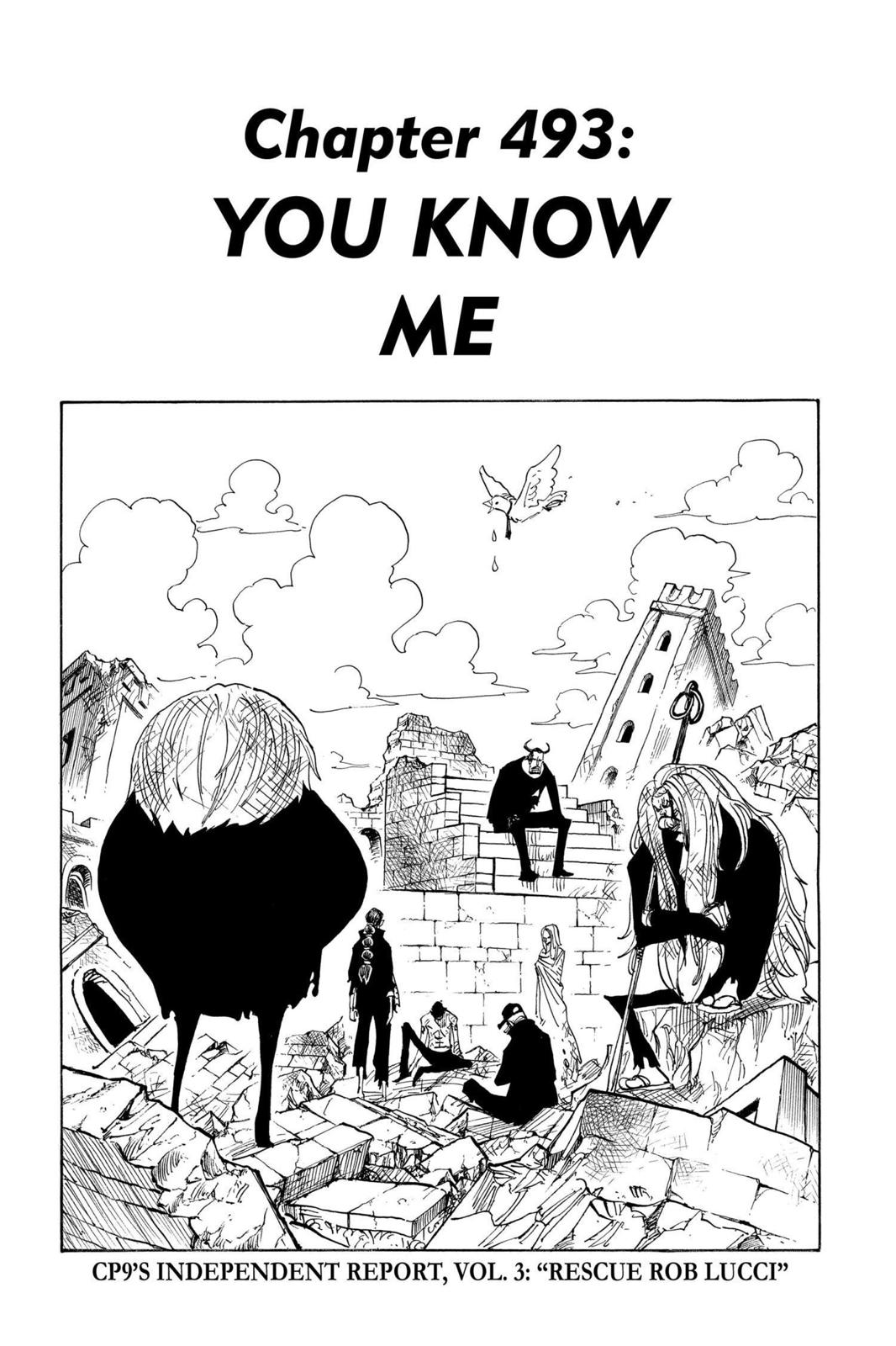 One Piece Manga Manga Chapter - 493 - image 1