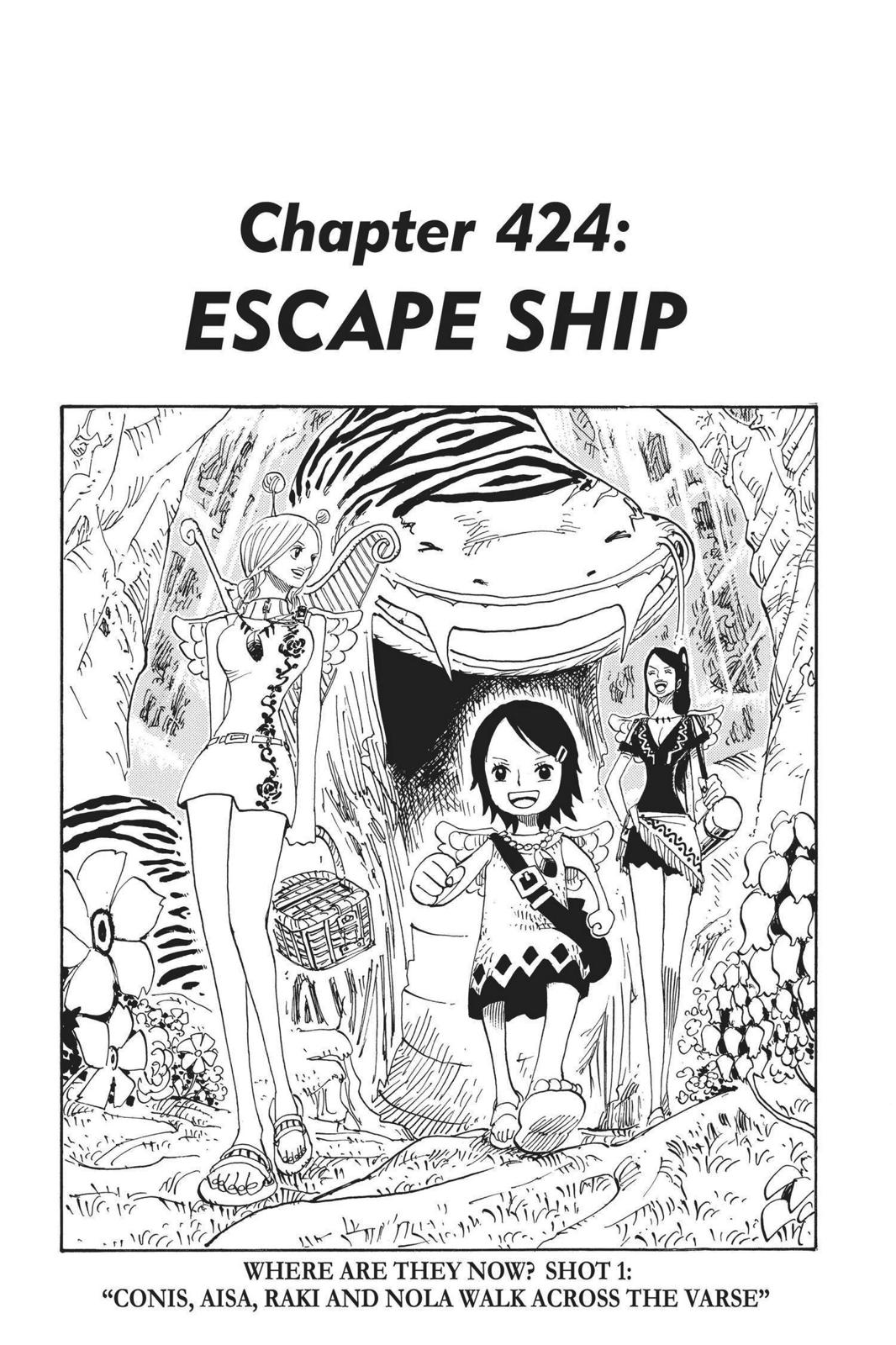 One Piece Manga Manga Chapter - 424 - image 1