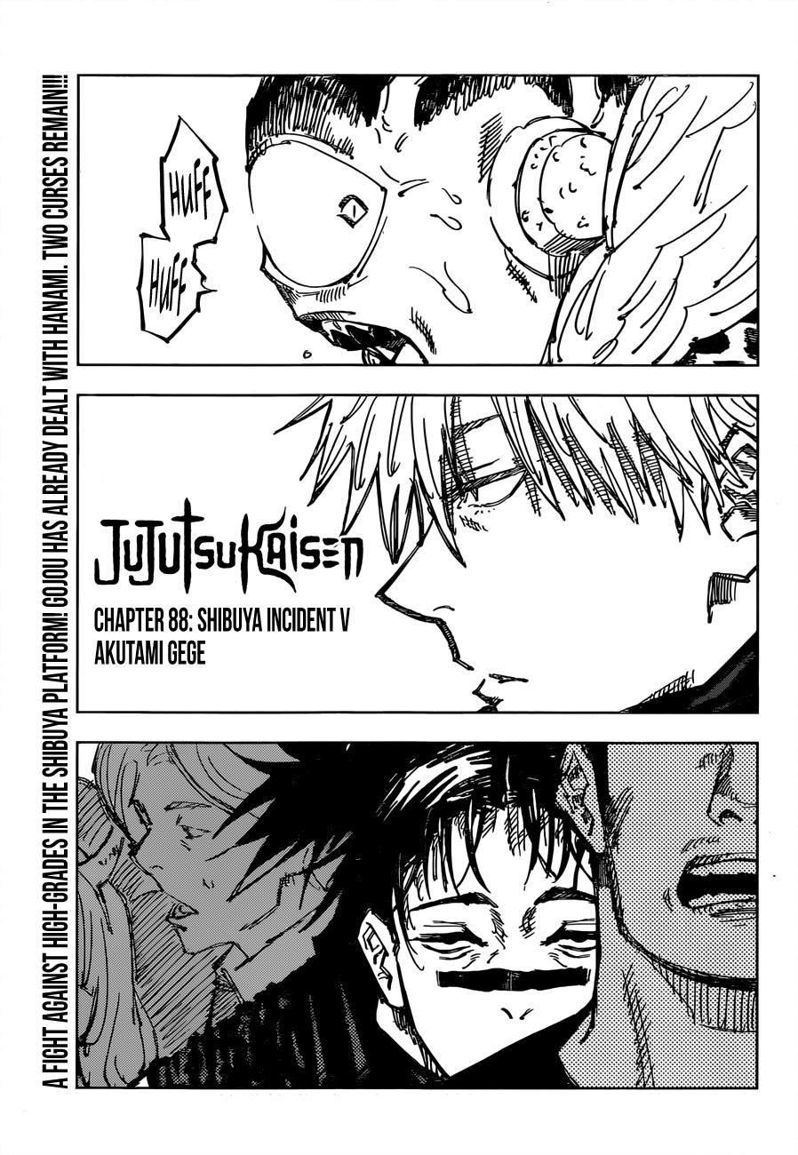 Jujutsu Kaisen Manga Chapter - 88 - image 1