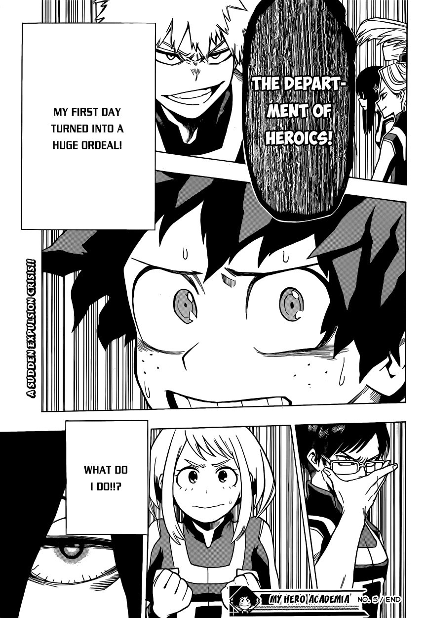 My Hero Academia Manga Manga Chapter - 5 - image 21