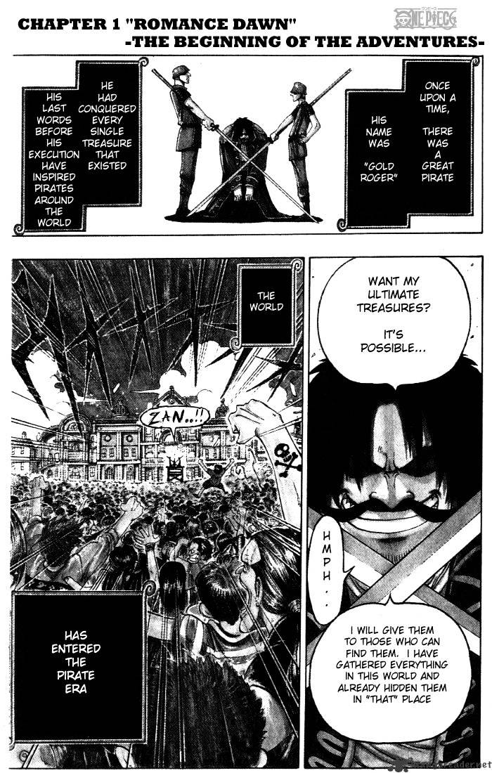 One Piece Manga Manga Chapter - 1 - image 4