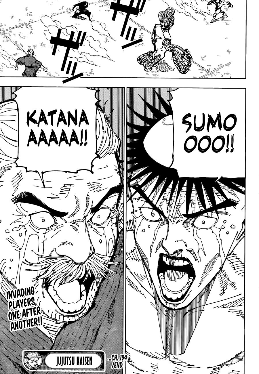 Jujutsu Kaisen Manga Chapter - 194 - image 19