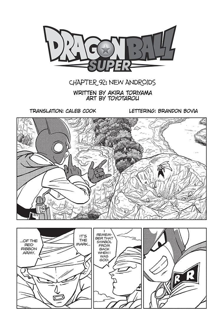 Dragon Ball Super Manga Manga Chapter - 92 - image 1