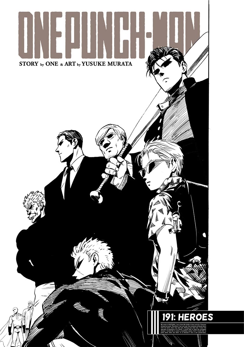 One Punch Man Manga Manga Chapter - 191 - image 1