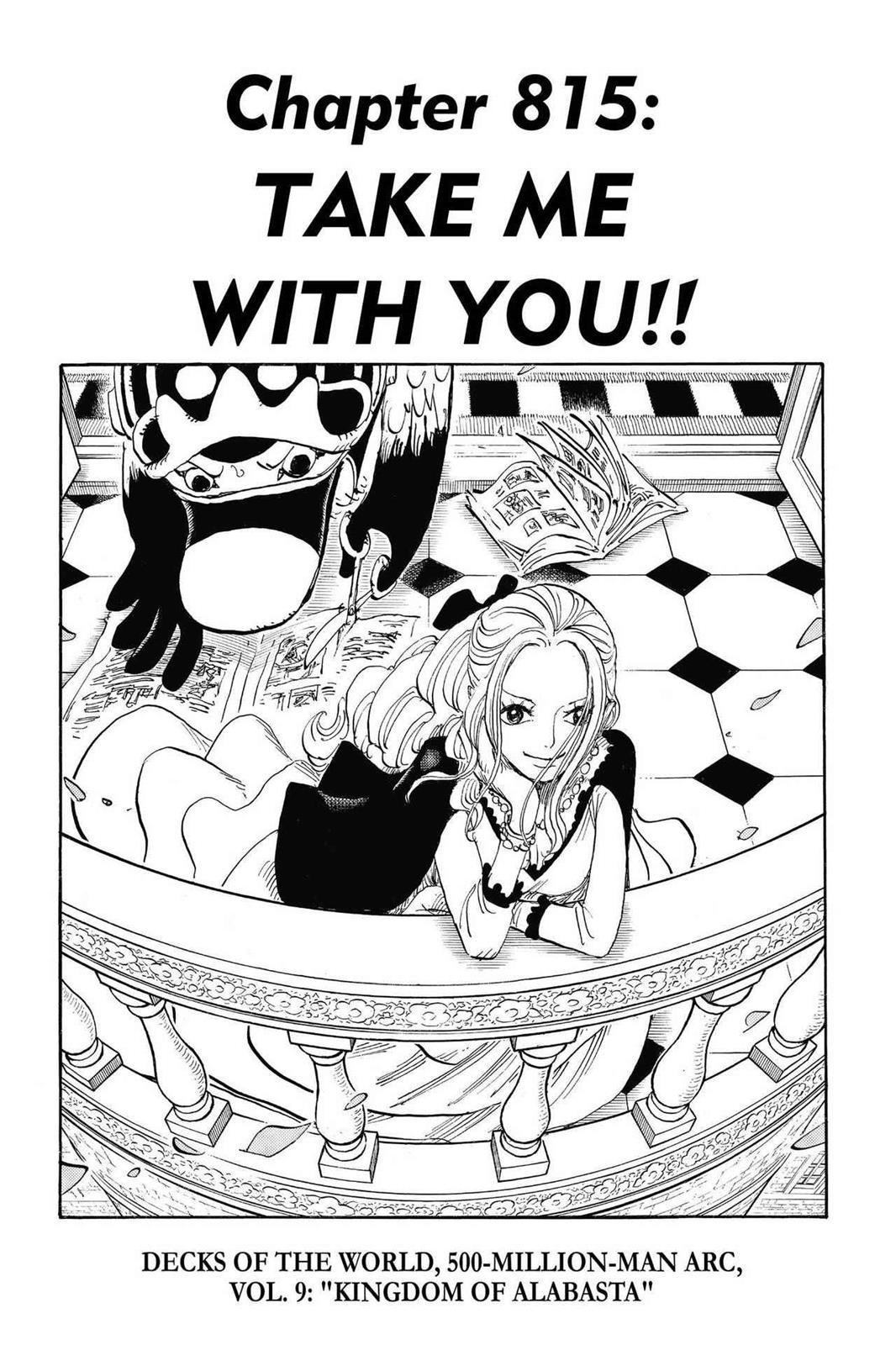 One Piece Manga Manga Chapter - 815 - image 1