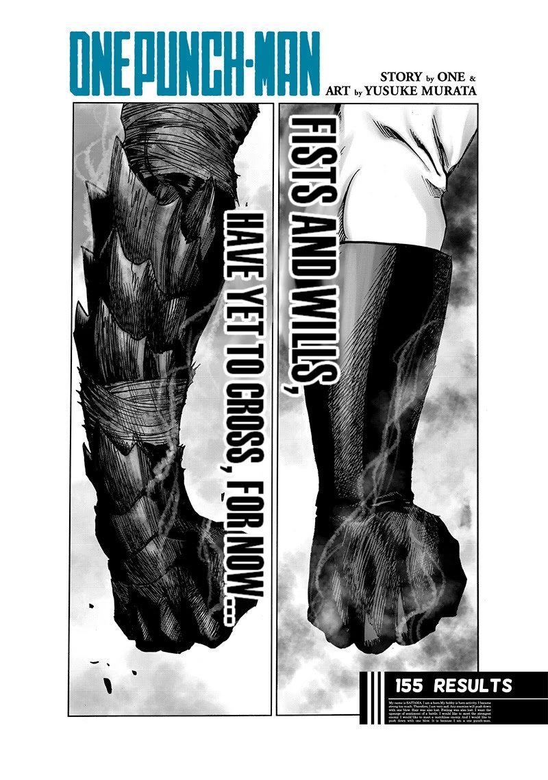 One Punch Man Manga Manga Chapter - 155 - image 1