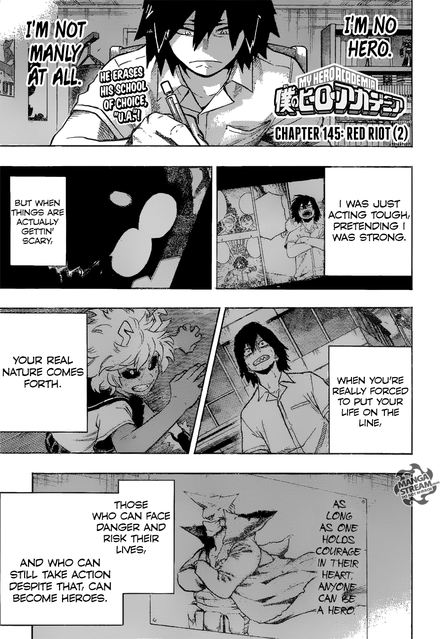 My Hero Academia Manga Manga Chapter - 145 - image 1