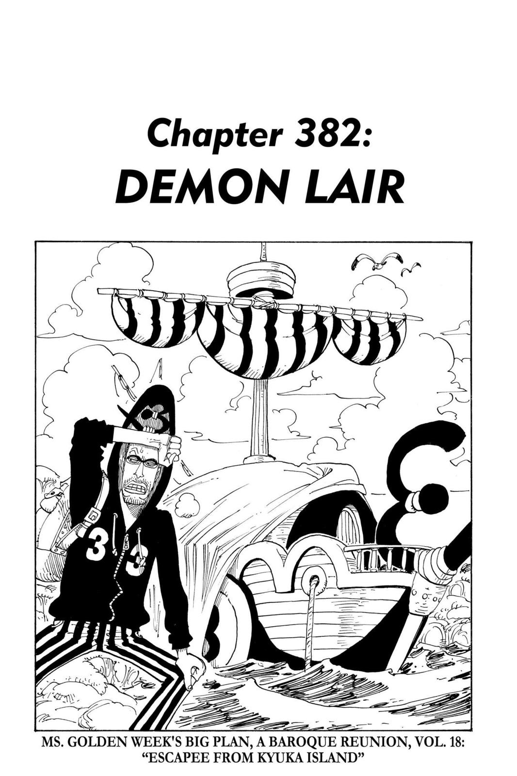 One Piece Manga Manga Chapter - 382 - image 1