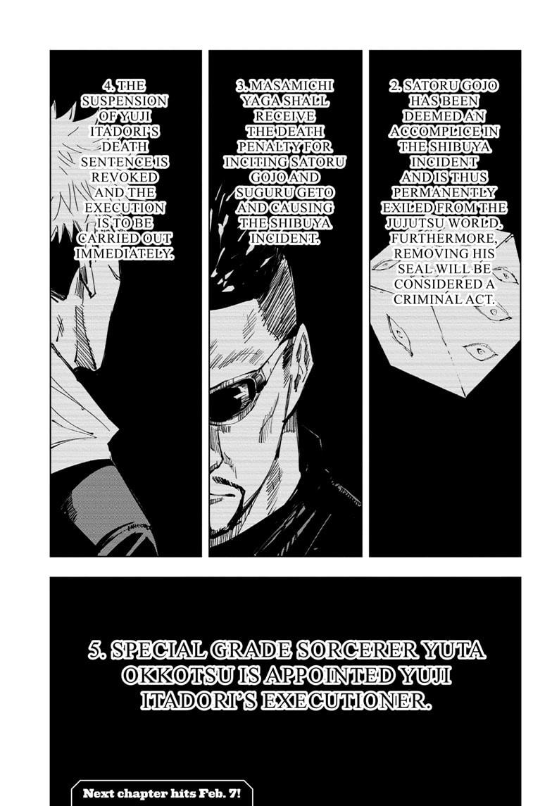 Jujutsu Kaisen Manga Chapter - 137 - image 20