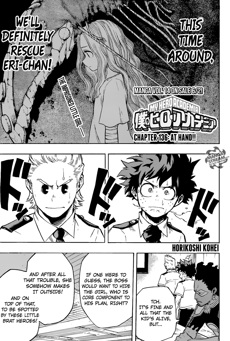 My Hero Academia Manga Manga Chapter - 136 - image 1