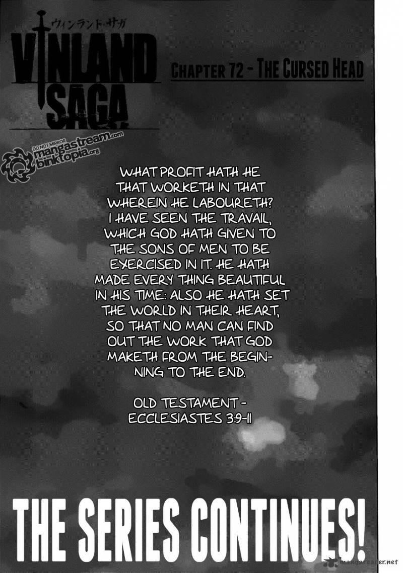 Vinland Saga Manga Manga Chapter - 72 - image 1