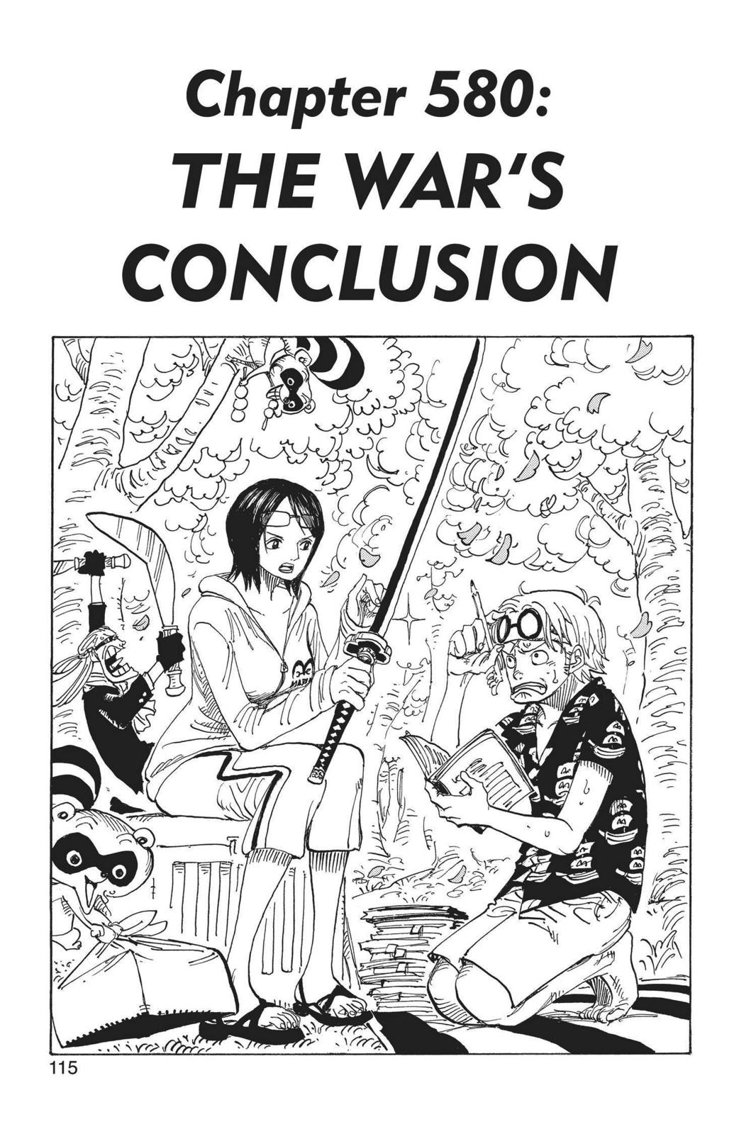 One Piece Manga Manga Chapter - 580 - image 1